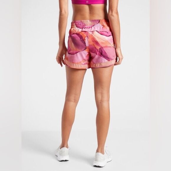 MESH RACER RUN MID RISE 4” SHORTS - Picture 2 of 4